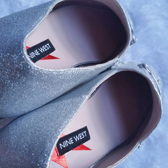 Nine West Lightning Bolt Glitter Loafers - Picture 4 of 8